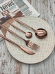 Набор столовых приборов "Munich" Rose Gold 4 прибора (без коробки), Palermo (46073007) - изображение 5