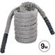 Канат для кроссфита в защитном рукаве BATTLE ROPE Zelart Pro (полиэстер, нейлон, l-9м, d-3, 8см, серый) (FI-5719-9) - изображение 1