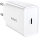Сетевое зарядное утройство Baseus Speed Mini Quick Charger 1C 20W EU White (CCFS-SN02) - изображение 1