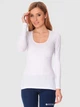 Лонгслив длинный женский Jadea 4056 L/XL Белый (ROZ5010010085) - изображение 1