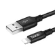 Кабель зарядки HOCO X14 (1M) Лайтнінг для Apple Lightning to USB для iOS пристроїв iPhone 6/7/8/X/Xs/11/12/13/14/15/Pro Max Чорний - изображение 1
