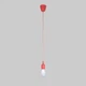 Люстра LEVISTELLA Cord силиконовая подвесная красная - изображение 1
