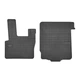 Коврики резиновые в салон Frogum DAF CF 65, CF 75, CF 85 2001-2013 черные - изображение 1