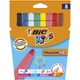 Фломастер BIC Kids Visacolor XL 8 шт (3270220010739) - изображение 1