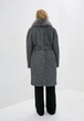 Пальто зимнее серое DANNA 1377GR 48 - изображение 3