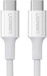 Kabel Ugreen US300 Charging Cable USB Type-C to USB Type-C 5A 1 m White (6957303865512) - obraz 1