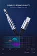 Кабель Ugreen AV143 Round USB Type-C Male to Audio Cable 3.5 мм Male Aluminum Shell 1 м Deep Gray (6957303836338) - зображення 3