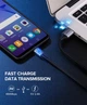 Кабель Ugreen US290 USB 2.0 to Micro Cable Nickel Plating Aluminum Braid 2A 0.25 м Black (60144) - зображення 5