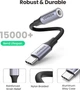 Кабель Ugreen AV161 USB Type-C Male to 3.5 мм Female Cable Aluminum Shell with Braided 10 см Space Gray (80154) - изображение 4