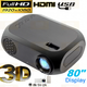 Проектор домашний мини портативный мультимедийный Full HD Led Projector YG320CX черный . - изображение 1