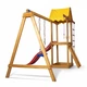 Дитячий ігровий комплекс Baby Sport SB Babyland №18 Натуральне дерево 310х180х240 см (Babyland-18) - зображення 3