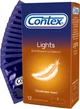 Презервативы латексные с силиконовой смазкой Contex Lights (особенно тонкие) 12 шт (5060040302088) - изображение 1