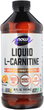 Жиросжигатель NOW Foods Carnitine Liquid 1000 мг - 473 мл Citrus (733739000651) - изображение 1