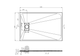 Поддон для душевой кабины ASIGNATURA Vik 80x120x4см прямоугольный композитный c сифоном черный 59837002 - изображение 2