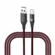Кабель USB EVOC Ceramic LED Micro USB 2.8A/1m Black Bordo - изображение 5