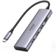 USB-хаб UGREEN CM511 6-in-1 USB Type-C to 3xUSB 3.0 + HDMI Multifunction Adapter Space Gray (6957303863839) - зображення 1