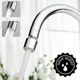 Насадка на кран поворотний Fexible Tap 21/24мм економитель води для крана, аератор для економії води (VS7004969) - изображение 1