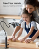 Держатель для телефона Ugreen LP113 Multifunction Phone Stand Black (80906) - изображение 2