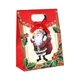 Сумочка подарункова Gift Bag Папір Velcro Дід Мороз з дзвіночком 16x12x6 см (20836) - зображення 3