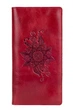 Шкіряний гаманець Hi Art WP-05 Mehendi Classic червоний Червоний - зображення 1