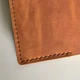 Блокнот в кожаной обложке Thin формат А5 Рыжий - изображение 8