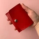 Шкіряний гаманець mini Червоний - зображення 1