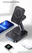 Беспроводная док-станция Usams 3в1 Magnetic Wireless Charging Stand for Apple Devices |20W Max|для iPhone 12-13/Apple Watch/AirPods - изображение 7