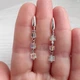 Серьги Hand Made с бусинами-кубиками Swarovski - изображение 4
