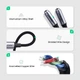 Кабель UGREEN AV144 USB-C Male to 2x3.5mm Female 25cm Silver (30732) - изображение 3
