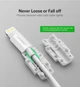 Захист для зарядних кабелів UGREEN LP127 Protector 6 шт White (40705) - зображення 4