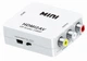 Конвертер HDMI2AV адаптер HDMI->тюльпани, AV, HDMI2RCA перетворювач, адаптер (537254854) Білий - зображення 2