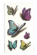 Butterfly тимчасове Flash тату Метелик татуювання-наклейки 6 шт temporary tattoo - зображення 2