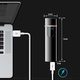 Электронная USB зажигалка на аккумуляторе сенсорный прикуриватель индикатором заряда Черная (as-1200) - изображение 6