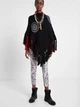 Пончо Desigual 19WAIF10-2000 U Черное с принтом (8434486869875) - изображение 4