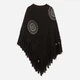 Пончо Desigual 19WAIF10-2000 U Черное с принтом (8434486869875) - изображение 7