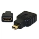 Переходник HDMI(F) на micro HDMI(M), позолота - изображение 2