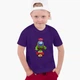 Футболка дитяча Амонг Ас Бравл Старс Спайк (Among Us Brawl Stars Spike) (25186-2599) 122-128 см Бавовна Фіолетовий - зображення 3
