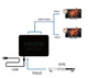 HDMI сплиттер 4K 2 порта активный питание USB из 1->2 канала хдми разветвитель Splitter (537487356) Черный - изображение 3