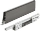 Комплект выдвижных ящиков с доводчиком Hafele Matrix Box S до 35 кг 120 х 500 мм Антрацит (552.54.495) - изображение 1