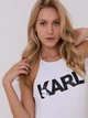Strój kąpielowy jednoczęściowy damski Karl Lagerfeld KL21WOP03 XS Biały (8051884140261) - obraz 3