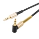 Кабель AUX Mini-Jack 3.5мм Hoco UPA02 кутовий - зображення 1