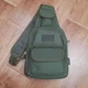 Укріплена сумка-слінг барсетка через нагрудна плече з USB портом Outdoor Huck (OH-6717) Green - зображення 5