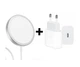 Комплект зарядки для iPhone беспроводное зарядное устройство MagSafe Charger и сетевой зарядный блок 20W для iPhone 12/12 Pro/13/13 Pro/13 Pro Max White - изображение 1