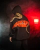 Теплое худи оверсайз Огонь Пушка Cobra черные M-L - изображение 3