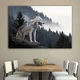 Картина Одинокий волк 40x60 см (Код товара:id-47) - изображение 2