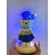 Троянда в колбі з Ведмедиком та Led підсвічуванням + Подарункова коробка Just for You 21см Синя (Rose-Bear-S1) - зображення 1