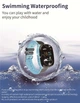 Дитячий смарт-годинник Smart Baby Watch HW11 Aqua блакитні (GPS, камера, водозахист), hw11 blue - зображення 4