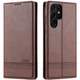 Чехол-книжка AZNS&nbsp;Classic Series для Samsung Galaxy S22 Ultra - Coffee - изображение 1