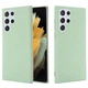 Силиконовый (TPU) чехол Deexe Silicone Case для Samsung Galaxy S22 Ultra - Green - изображение 1