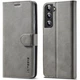 Чехол LC.IMEEKE Wallet Case для Samsung Galaxy S22 Plus - Grey - изображение 1